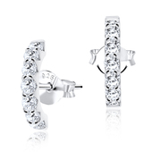 Fashion Ear Stud With CZ STS-3219